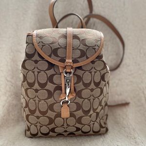 Coach Signature Backpack